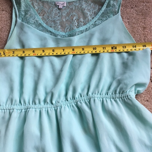 Cute fitted small turquoise dress! - Picture 4 of 5